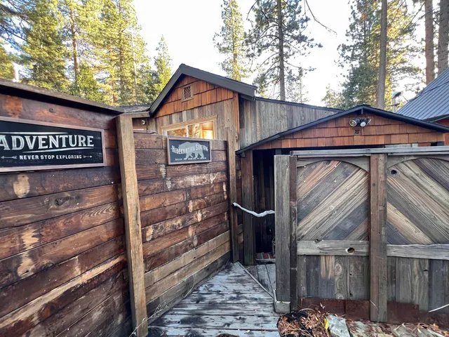 a front view of a house with garage