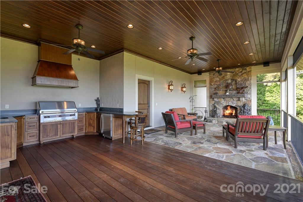 125 Stone Brook Trail Black Mountain, NC 28711 - Photo 22 of 48 a living room with furniture and a wooden floor