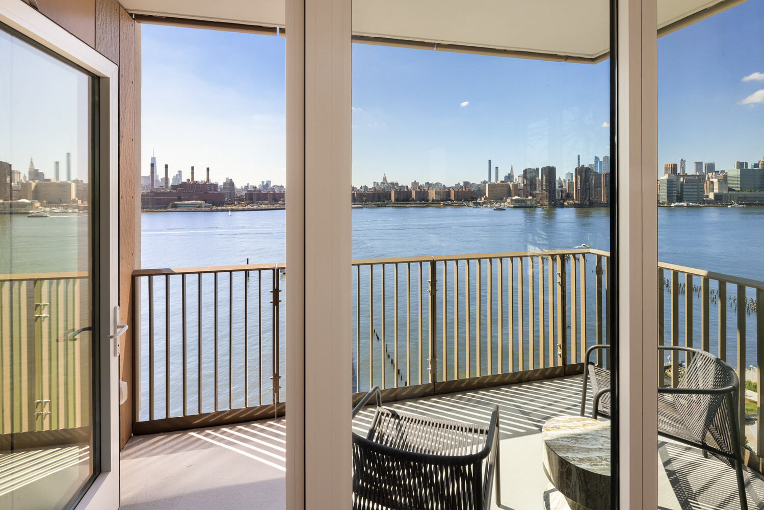 18 India Street, Unit 704S Brooklyn, NY 11222 - Photo 3 of 18 a balcony view with a outdoor space