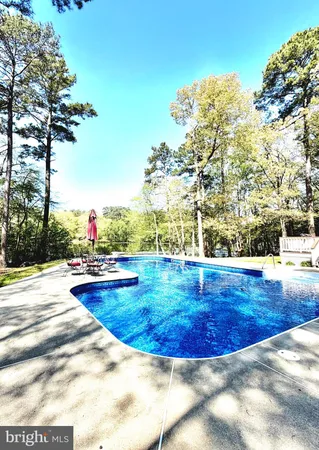 a view of a wooden deck