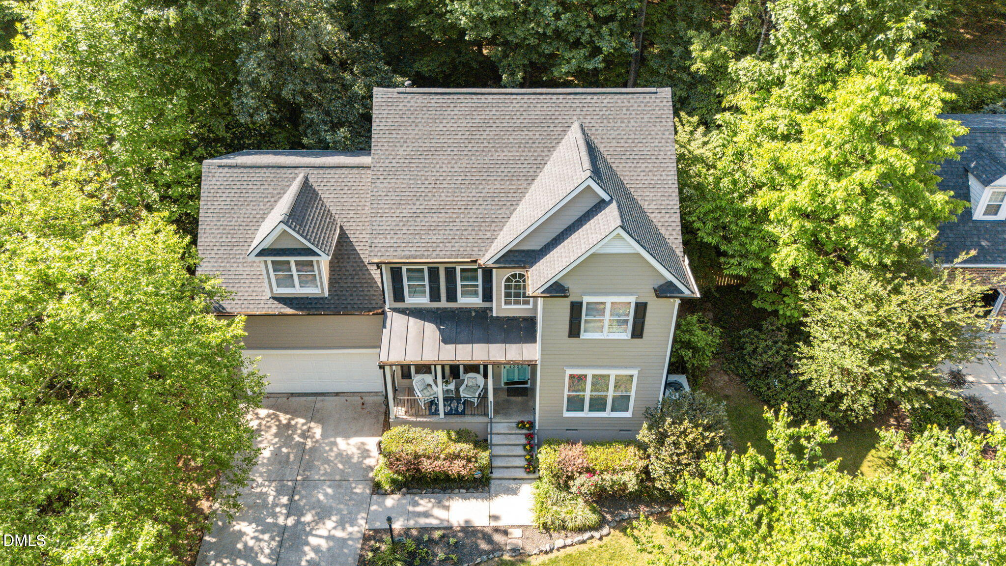 4225 Worley Drive Raleigh, NC 27613 - Photo 54 of 65 Overhead view