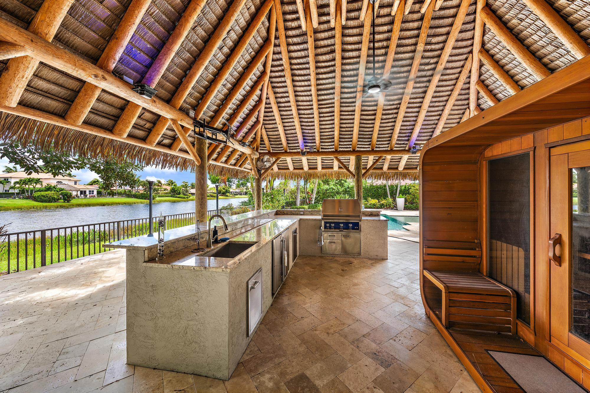 340 Rudder Cay Way Jupiter, FL 33458 - Photo 44 of 87 Tiki Hut & Summer Kitchen
