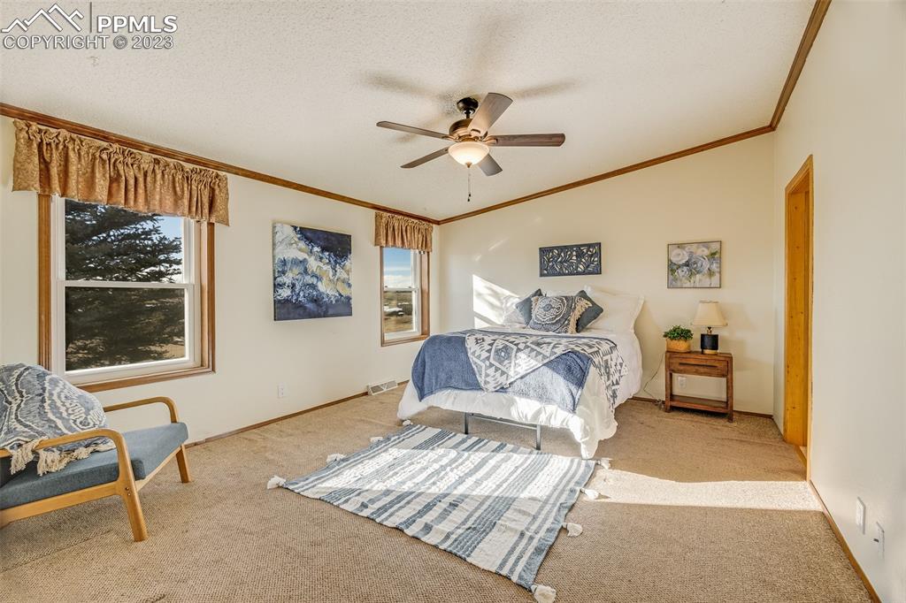 29550 Paint Mine Road Calhan, CO 80808 - Photo 10 of 33 a bed room with a bed and a couch