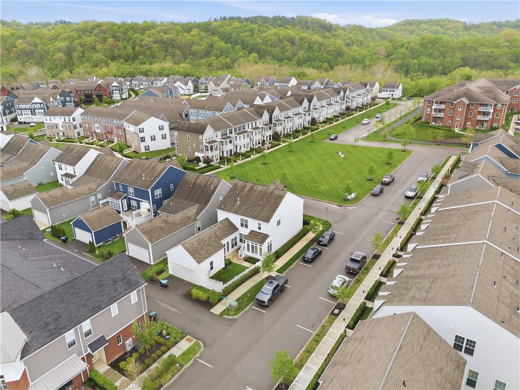 1502 Orion Road Bridgeville, PA 15017 - Photo 45 of 46 an aerial view of a house with a garden
