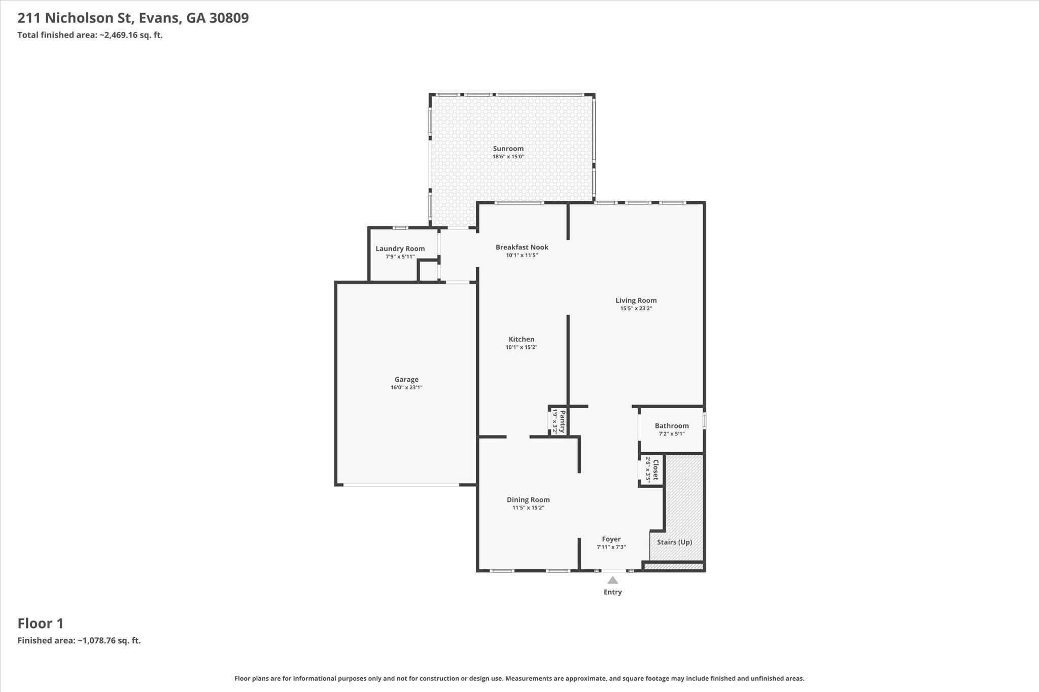 211 Nicholson Street Evans, GA 30809 - Photo 62 of 63 02-Floor-1