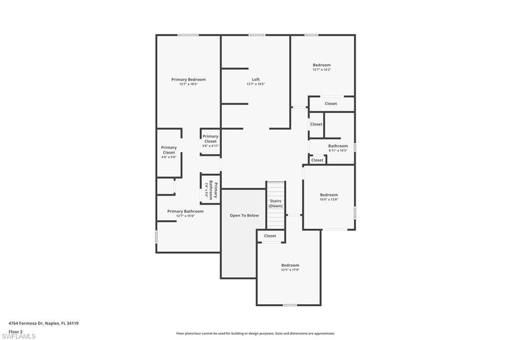 4764 Formosa Drive Naples, FL 34119 - Photo 31 of 32 a picture of a floor plan
