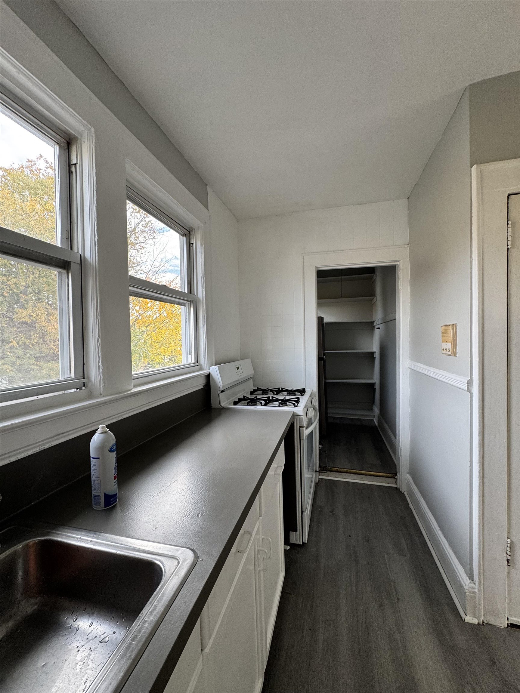 11 Westervelt Place, Unit 2 Irvington, NJ 07111 - Photo 6 of 6 a view of a kitchen with a sink and windows