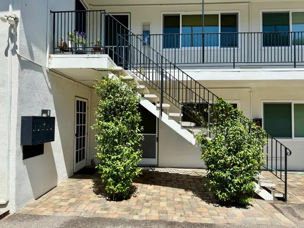 a view of a house with a balcony
