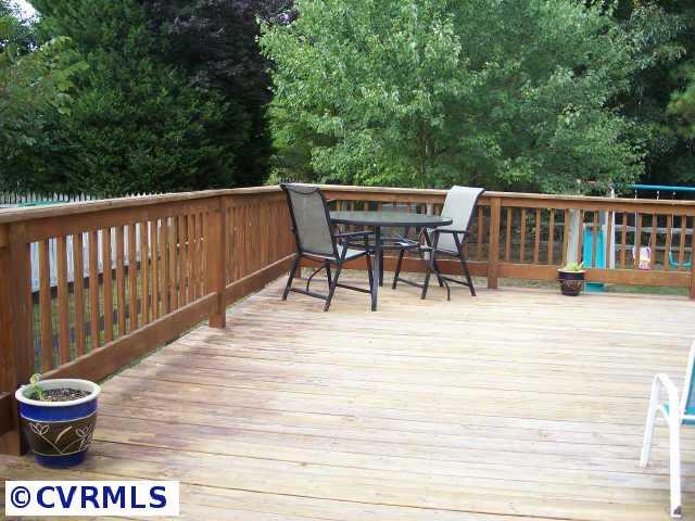 13602 Danwoods Road Midlothian, VA 23113 - Photo 8 of 10 Other - The newer deck is well designed and over 320 sq. ft. Lots of room for entertaining family & friends.