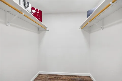 a view of small space with hallway