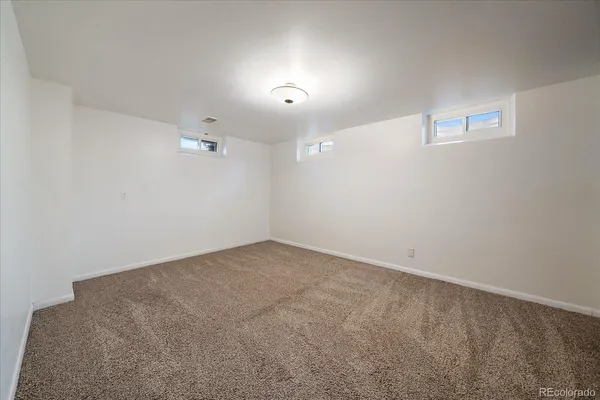 a view of an empty room