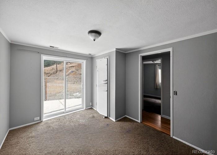6498 South Turkey Creek Road Morrison, CO 80465 - Photo 11 of 19 an empty room with windows and closet