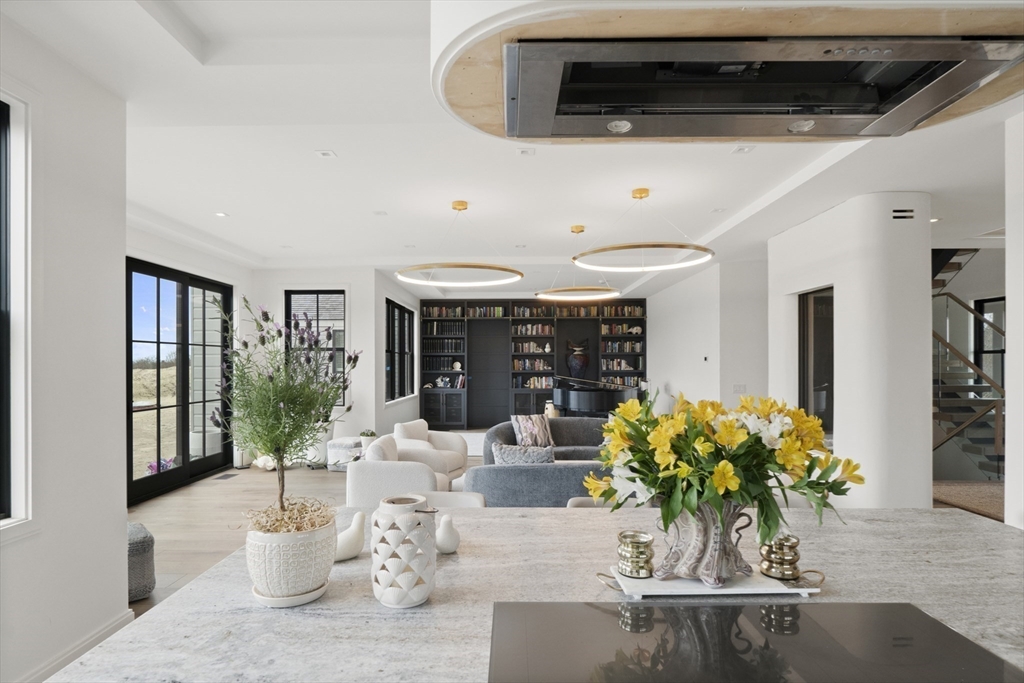 10 Maxey Pond Road Nantucket, MA 02554 - Photo 16 of 35 a living room with furniture and potted plant