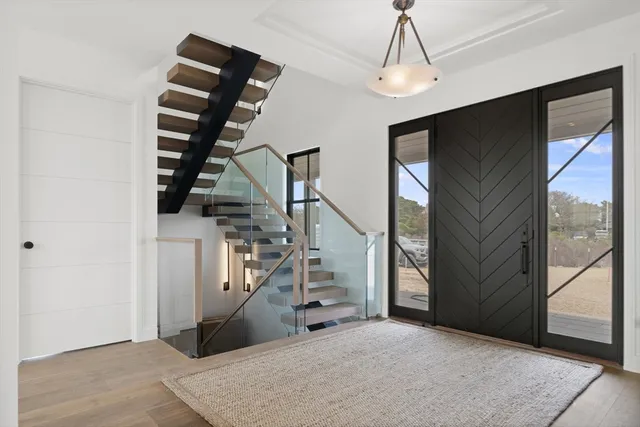 a view of entryway and hall