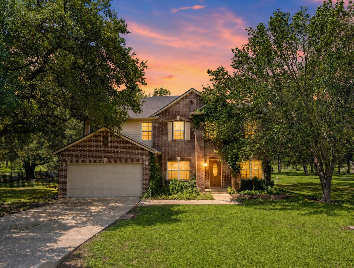 Stately home situated on 3/4 acre lot