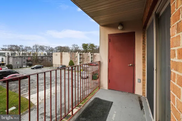 a view of city from a balcony