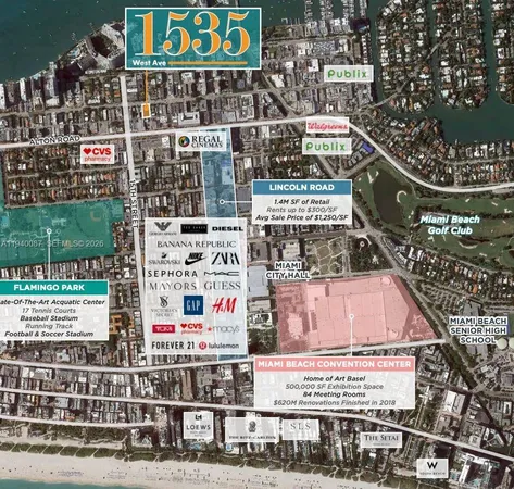 $4,500 | 1535 West Avenue, Unit 1, Miami Beach, FL 33139
