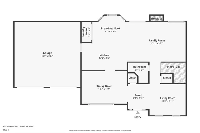 $2,015 | 652 Stonemill Manor, Lithonia, GA 30058