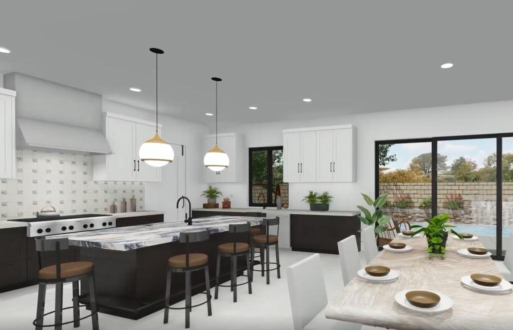1341 Berryman Encinitas, CA 92024 - Photo 9 of 14 a kitchen with a sink and chairs