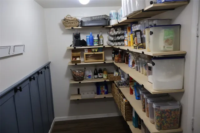 a view of storage and utility room