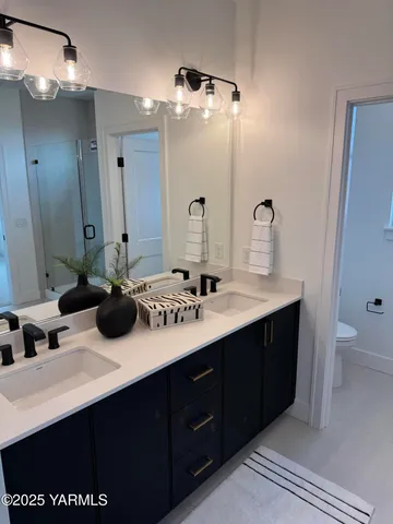 a close view of closet