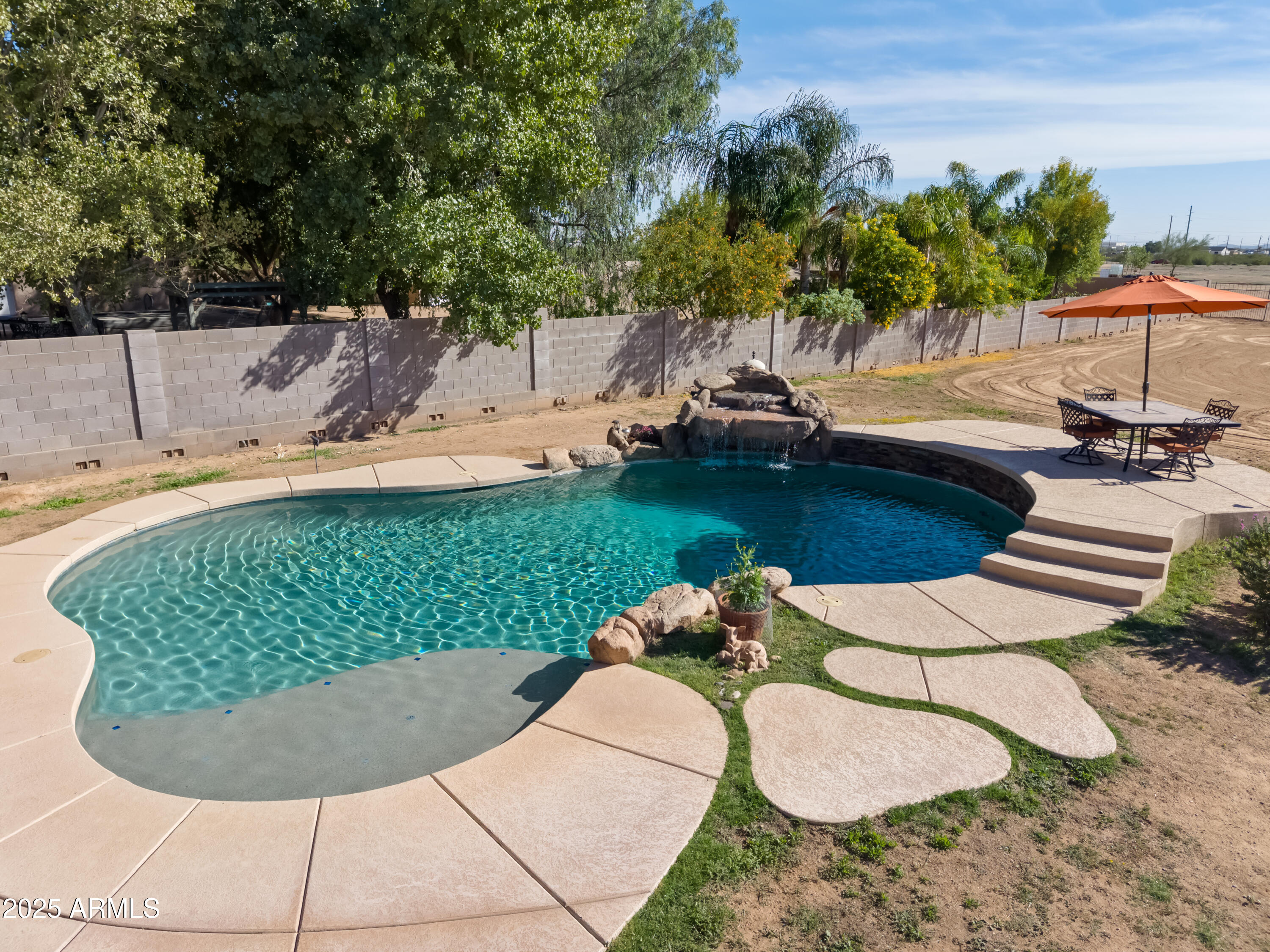 30826 North Crozier Road Wittmann, AZ 85361 - Photo 56 of 65 a view of a backyard