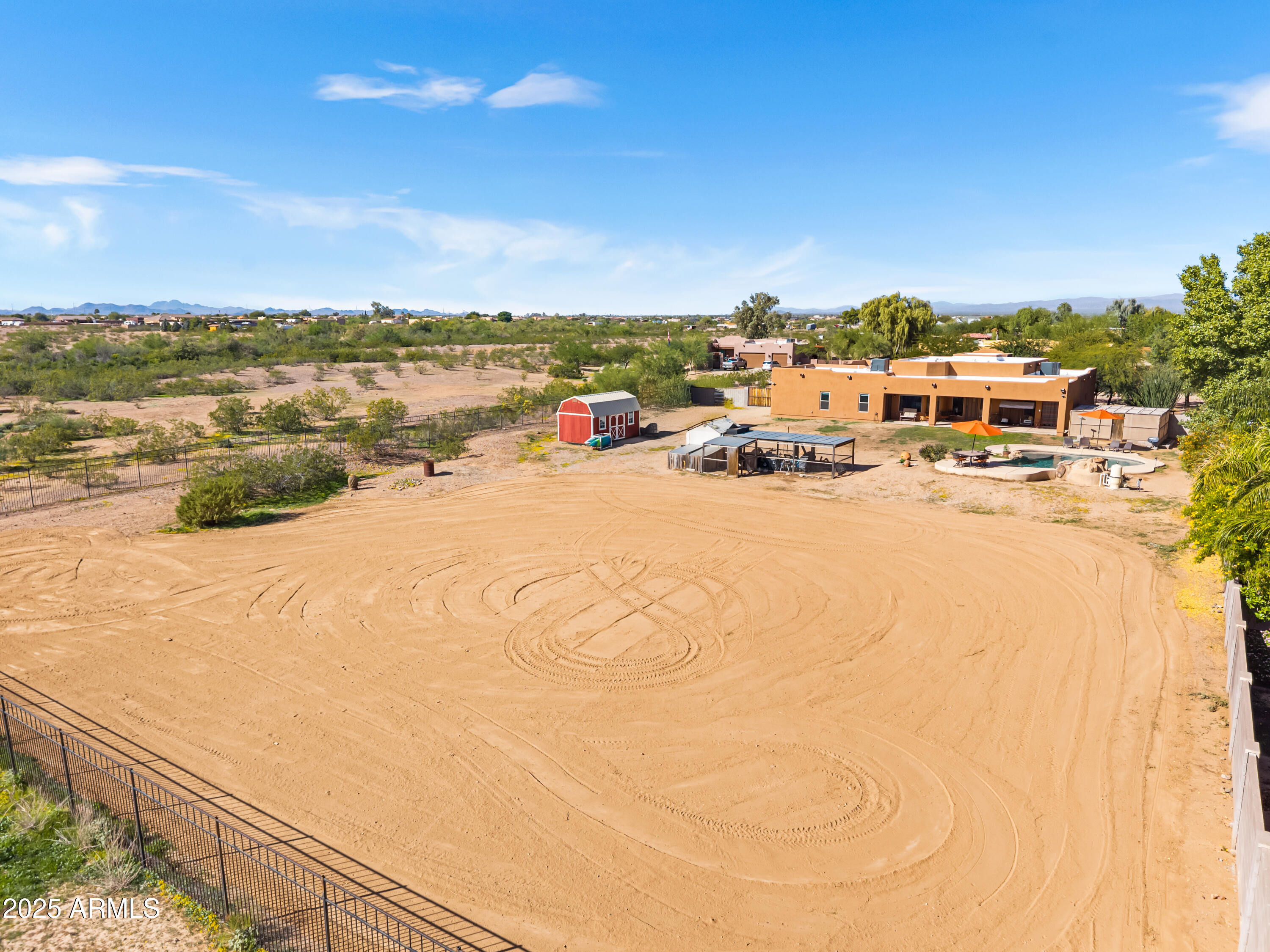 30826 North Crozier Road Wittmann, AZ 85361 - Photo 63 of 65 a view of a terrace with city view