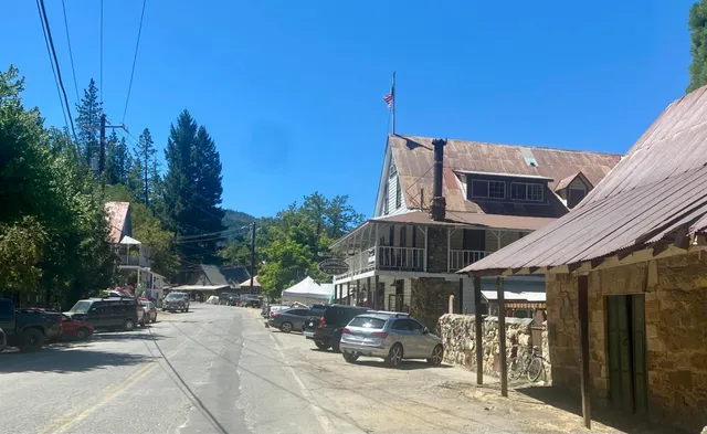 a view of a house with a patio