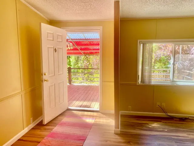 a view of front door