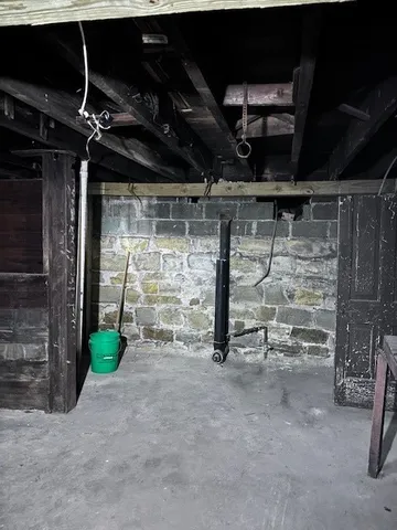 a view of water heater room