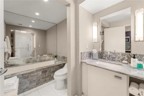 a view of a building with an outdoor space