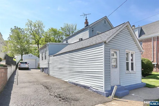 a view of a house with a patio