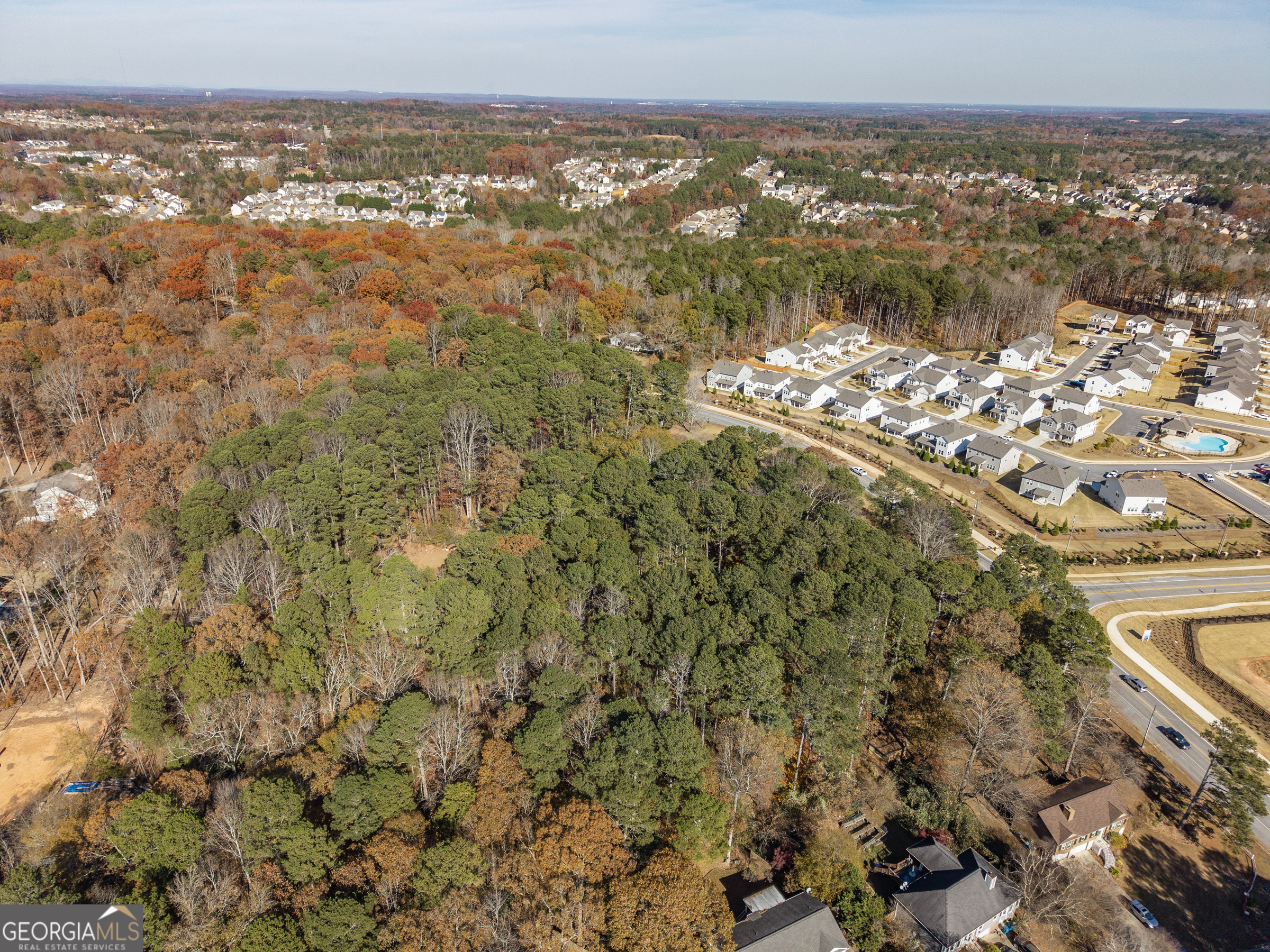 3033 Fence Road Northeast Dacula, GA 30019 - Photo 7 of 13 a view of city and ocean
