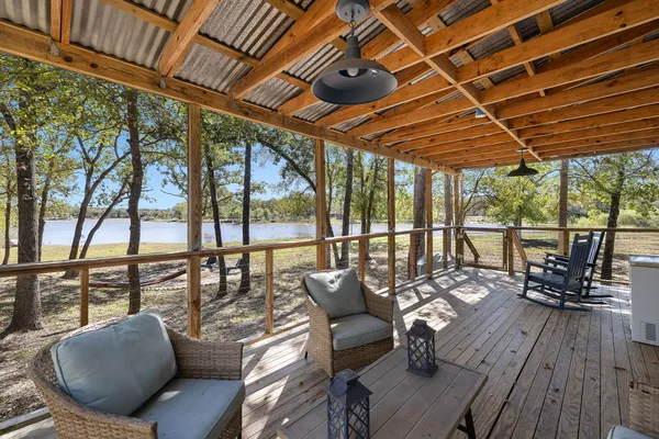 a view of outdoor space with seating space