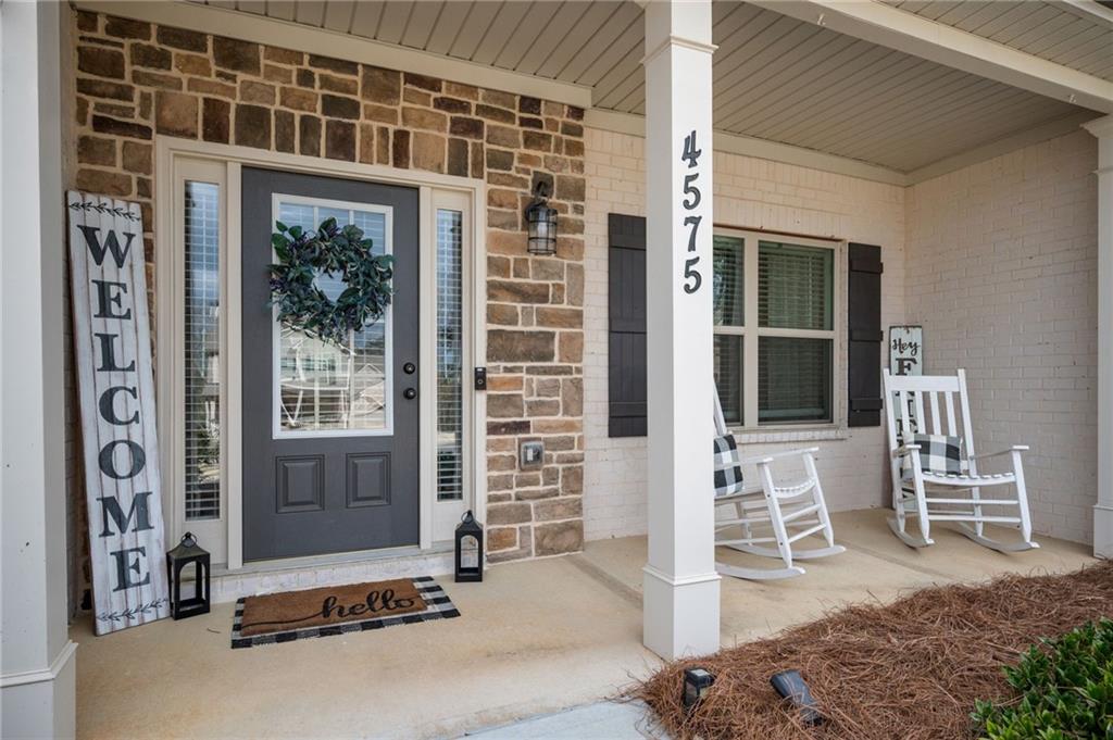 4575 Birch Way Loganville, GA 30052 - Photo 2 of 40 a front view of a house with a yard