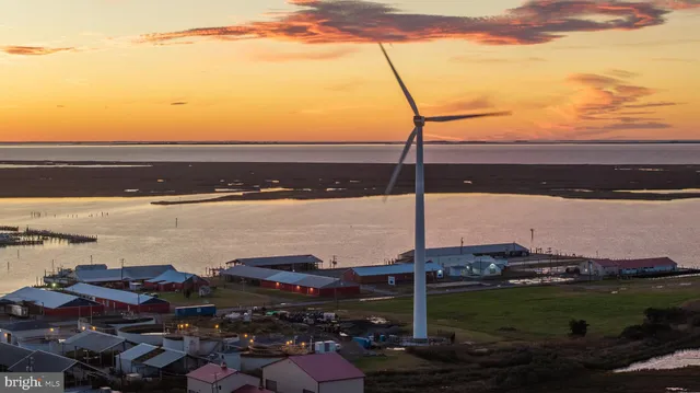 a view of a lake and a beach