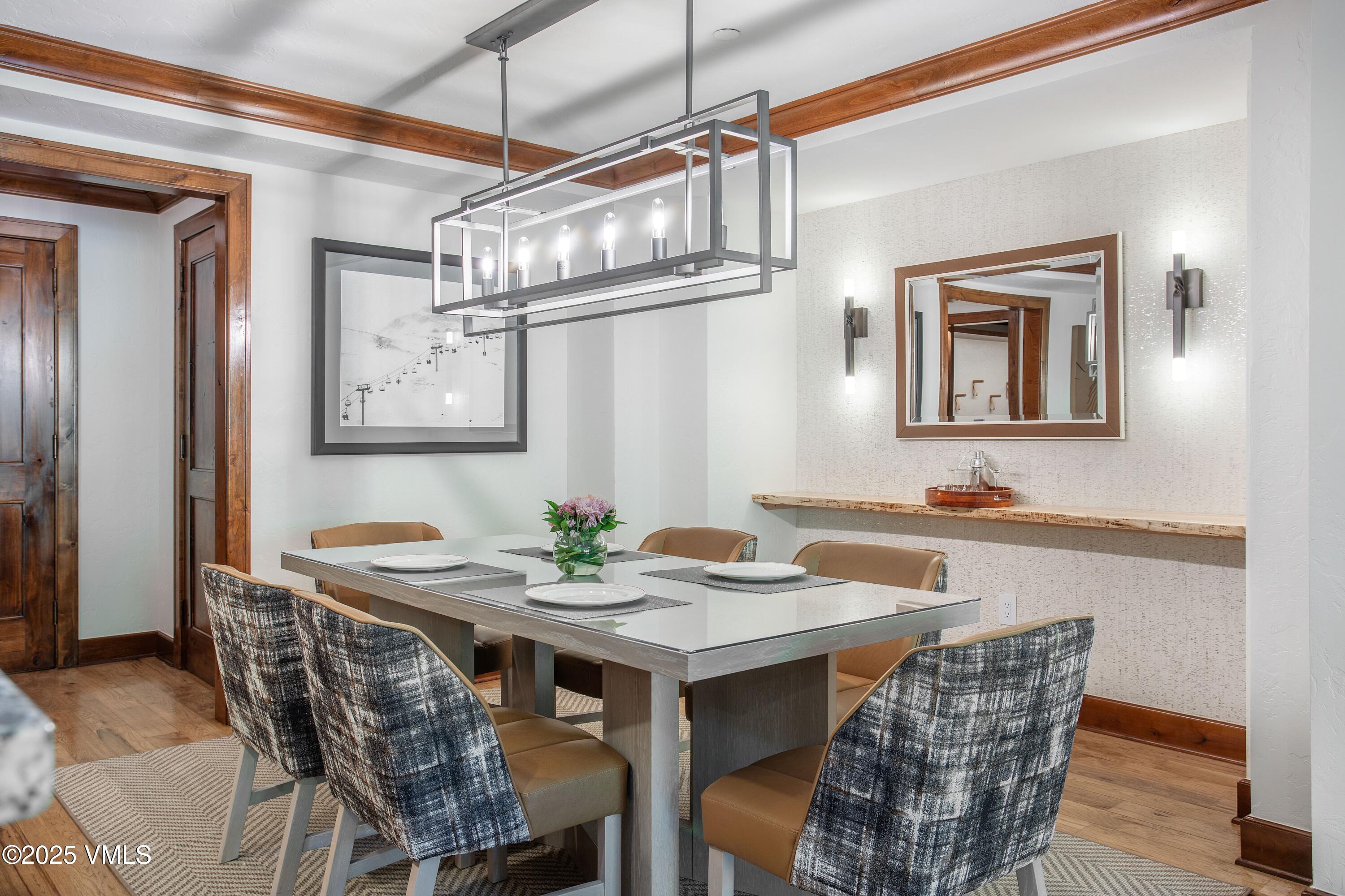 100 Bachelor Ridge Road, Unit 3414 Avon, CO 81620 - Photo 11 of 58 a view of a dining room with furniture