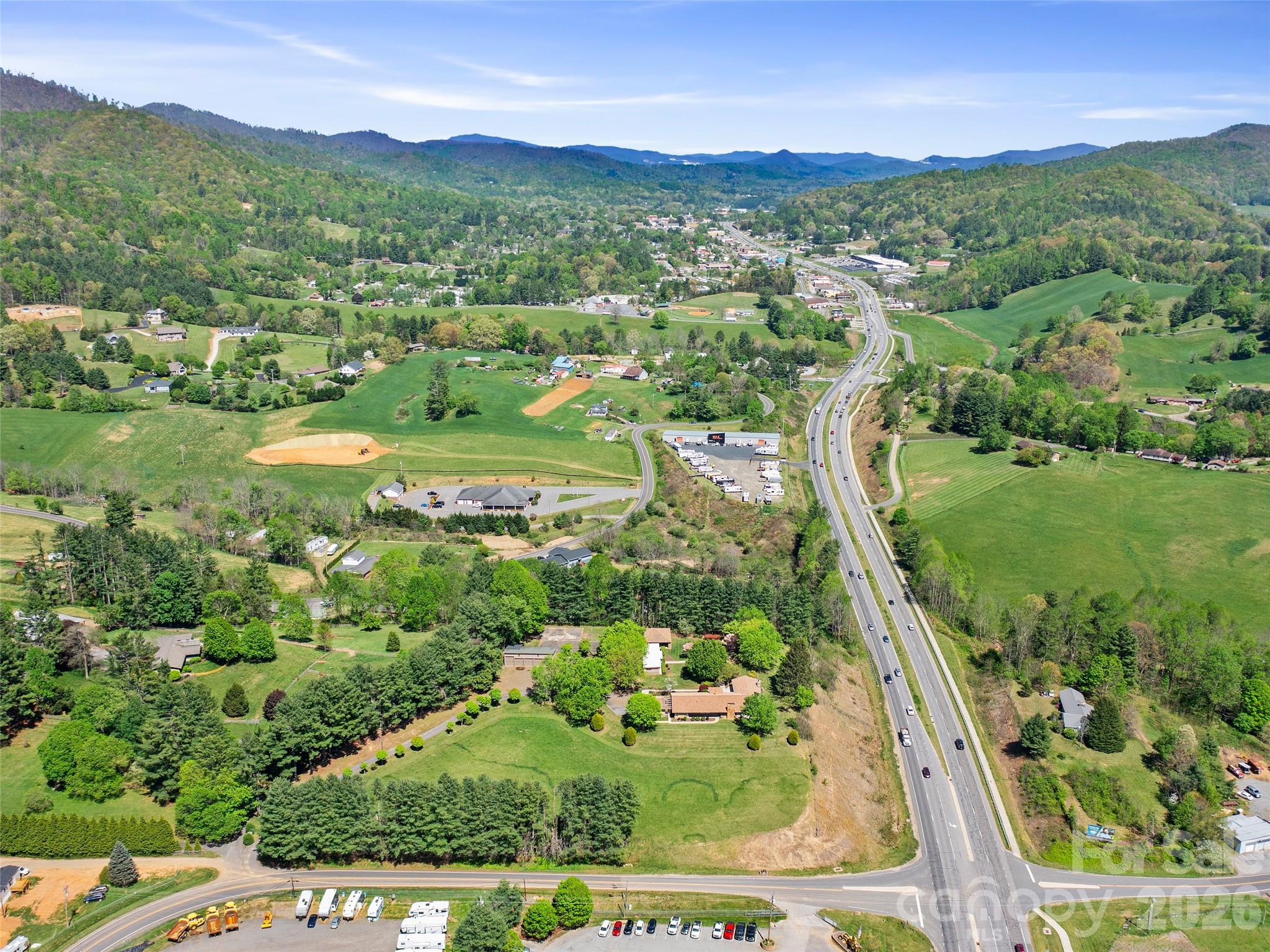 110 Crest View Road Burnsville, NC 28714 - Photo 22 of 45 an aerial view of a city