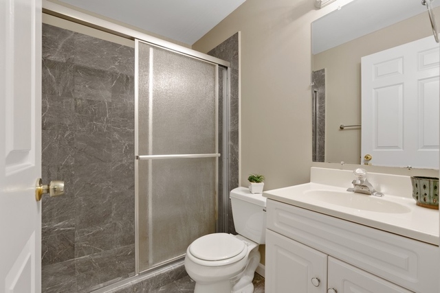 2349 West Harrison Street, Unit 1 Chicago, IL 60612 - Photo 19 of 25 a bathroom with a sink a toilet and shower