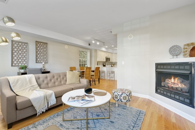 2349 West Harrison Street, Unit 1 Chicago, IL 60612 - Photo 3 of 25 a living room with furniture and a fireplace