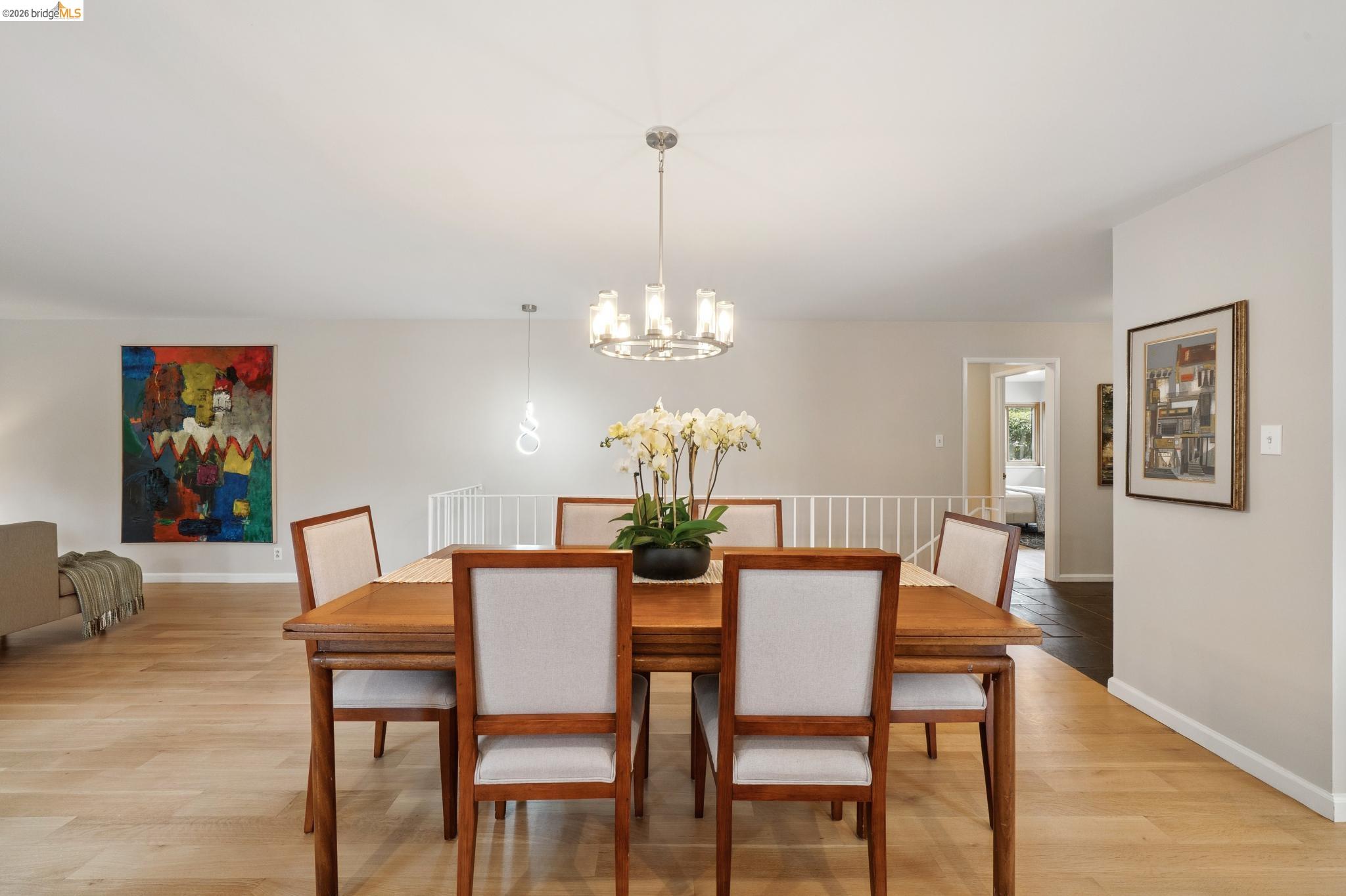 15 Christopher Court El Sobrante, CA 94803 - Photo 35 of 99 a view of a dining room with furniture and chandelier