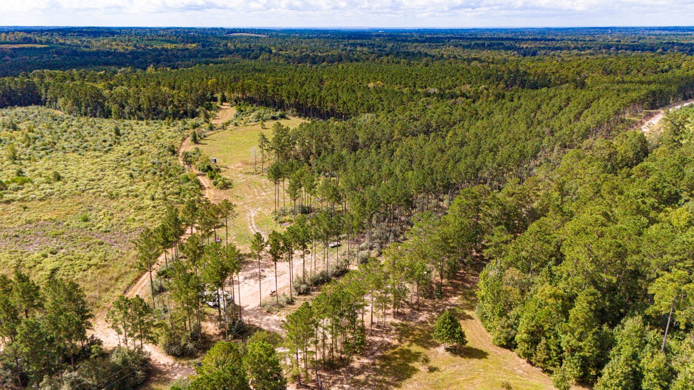 a view of lake from a building