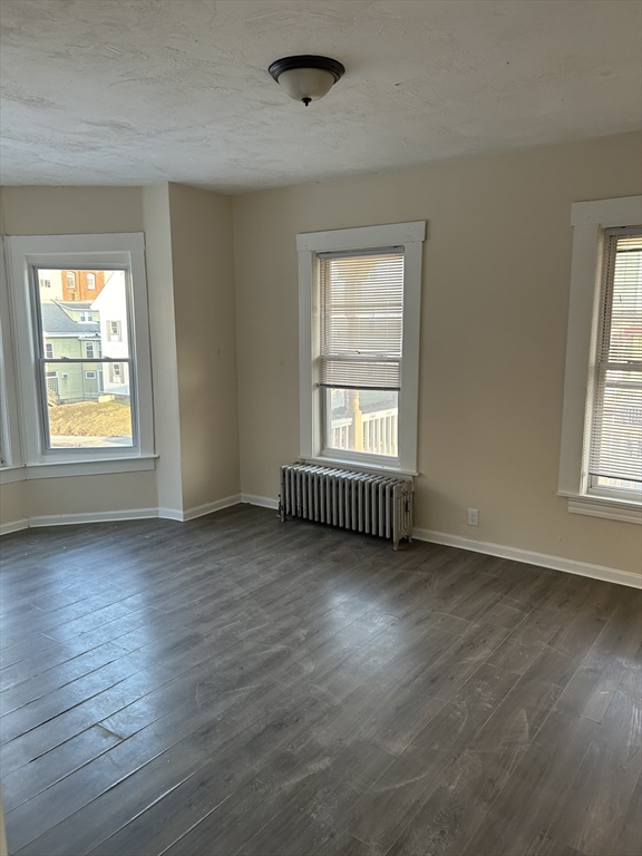 230 Pleasant Street, Unit 1 Worcester, MA 01609 - Photo 2 of 8 an empty room with wooden floor and windows