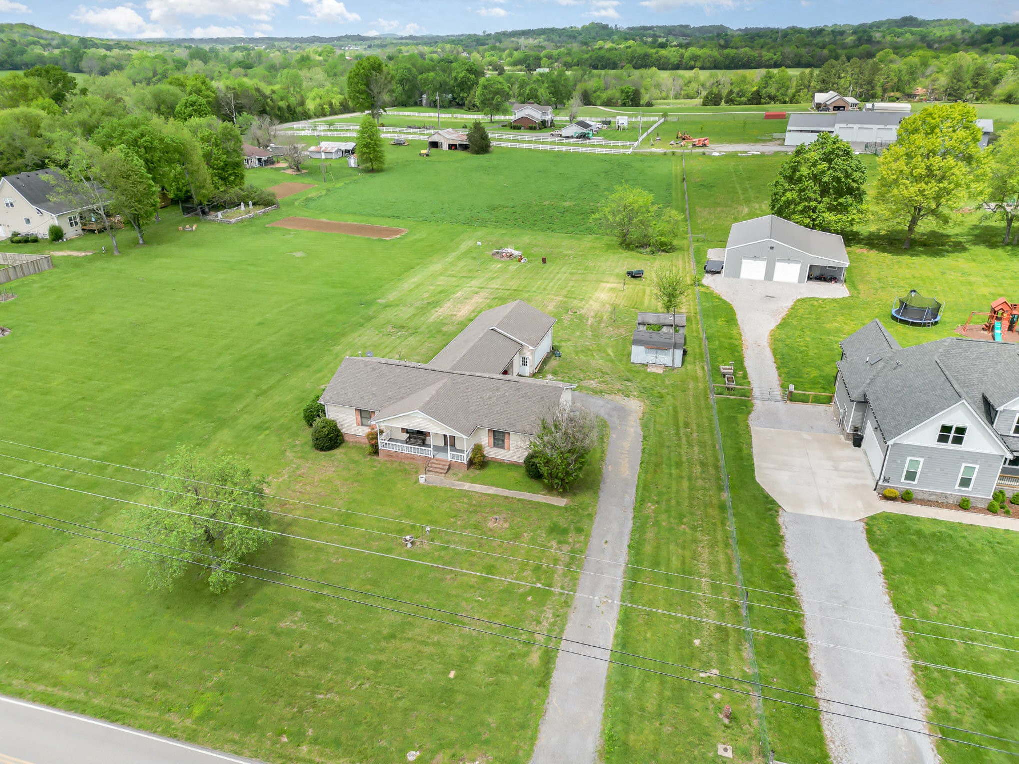 79 Goshen Road Lebanon, TN 37087 - Photo 26 of 27 a aerial view of a house with a big yard