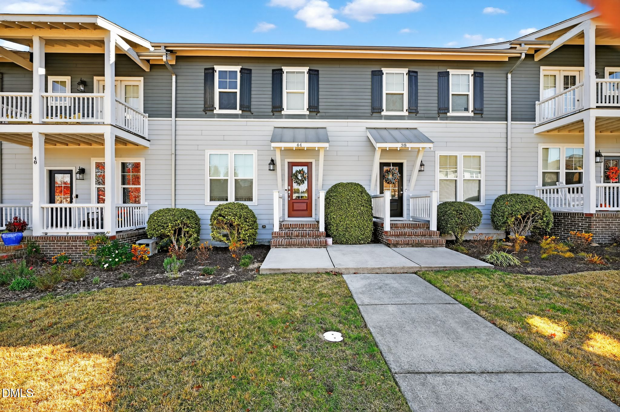 44 Owen Towne Road Chapel Hill, NC 27516 - Photo 60 of 64 a front view of a house with garden