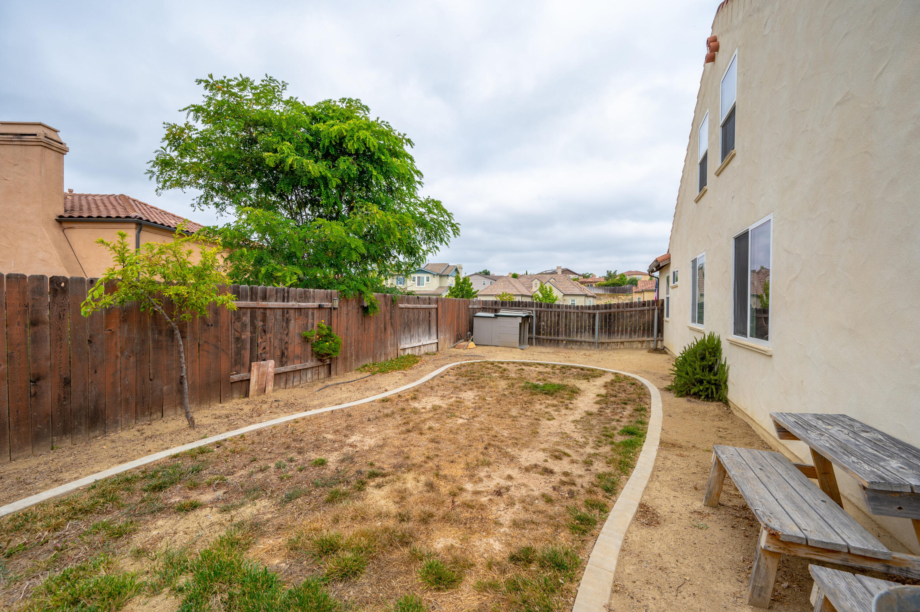 529 Palomar Circle Lompoc, CA 93436 - Photo 38 of 42 a view of a backyard with sitting area