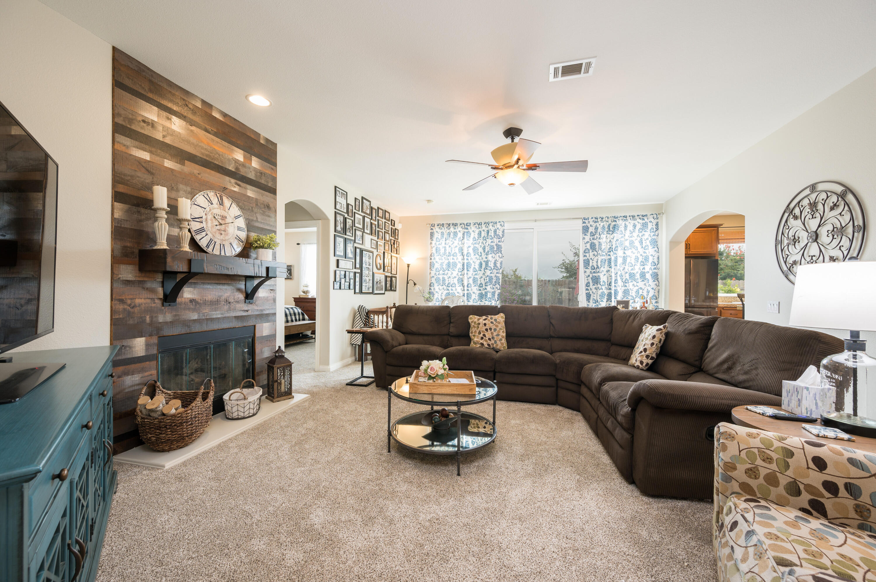 529 Palomar Circle Lompoc, CA 93436 - Photo 9 of 42 a living room with furniture and a fireplace
