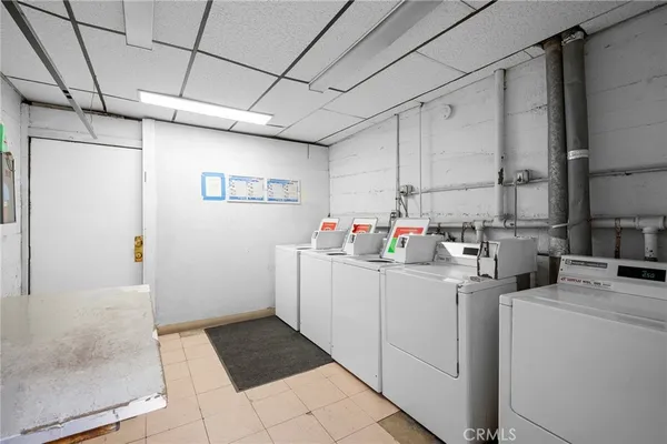 a room with storage and utility