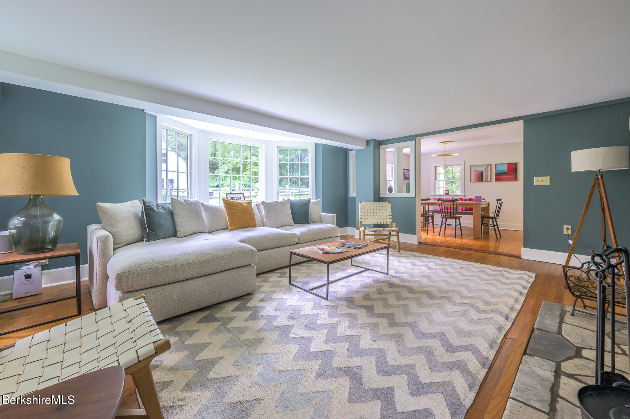270 Hillsdale Road Egremont, MA 01230 - Photo 17 of 39 a living room with furniture and a large window