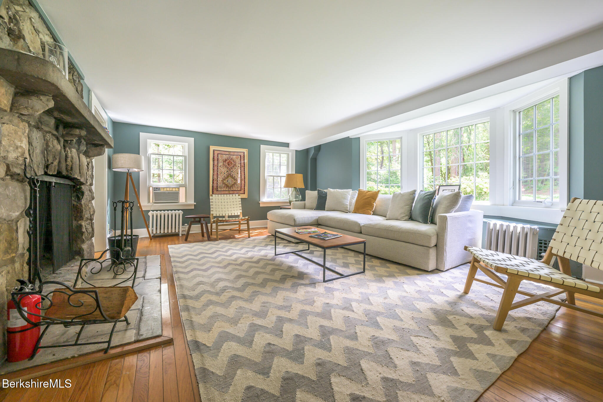 270 Hillsdale Road Egremont, MA 01230 - Photo 18 of 39 a living room with furniture and a flat screen tv